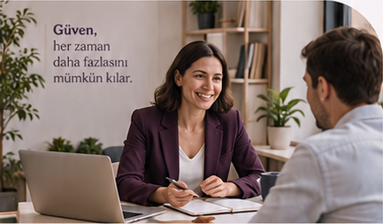 Sizi tanıyarak
başlıyoruz.